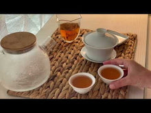 Carica e avvia il video nel visualizzatore di galleria, Gaiwan JUNE in porcellana bianca (180ml)