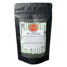 Carica l'immagine nel visualizzatore di Gallery, Tè verde Mirtillo Rosso e Fiore Blu (India)