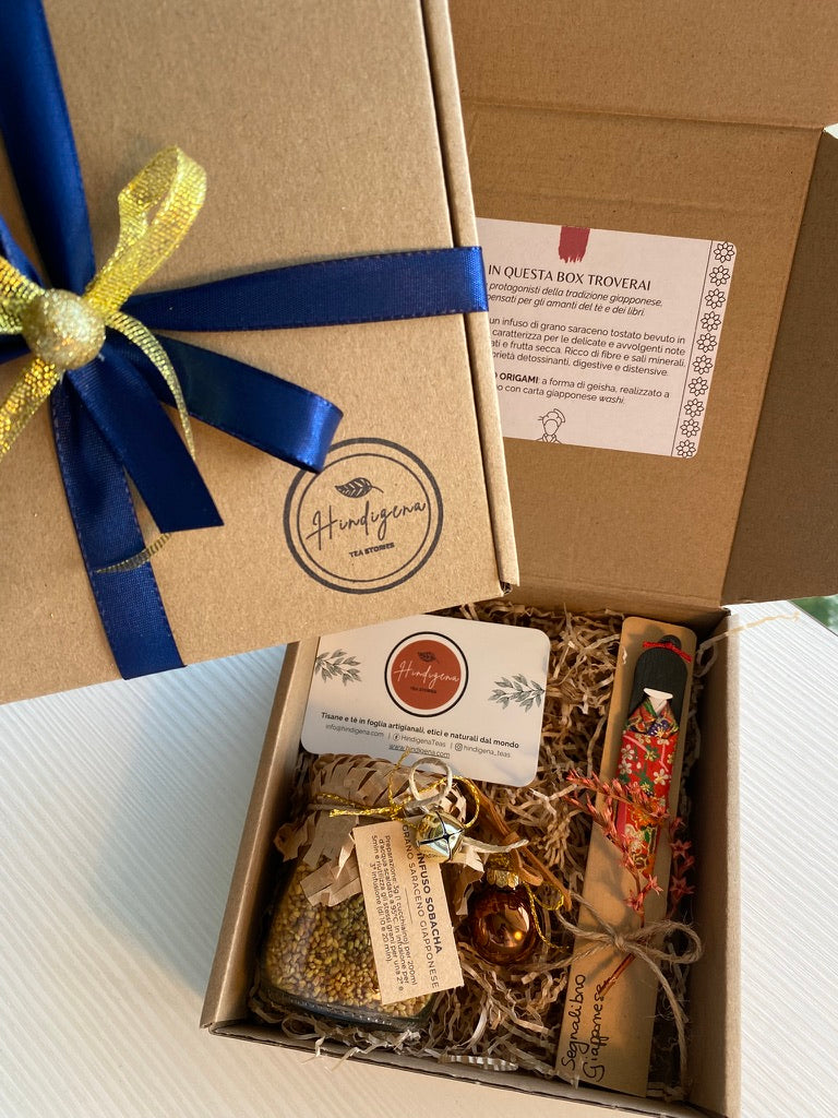 Tea box | Infuso sobacha e segnalibro origami ✨🔖🎁