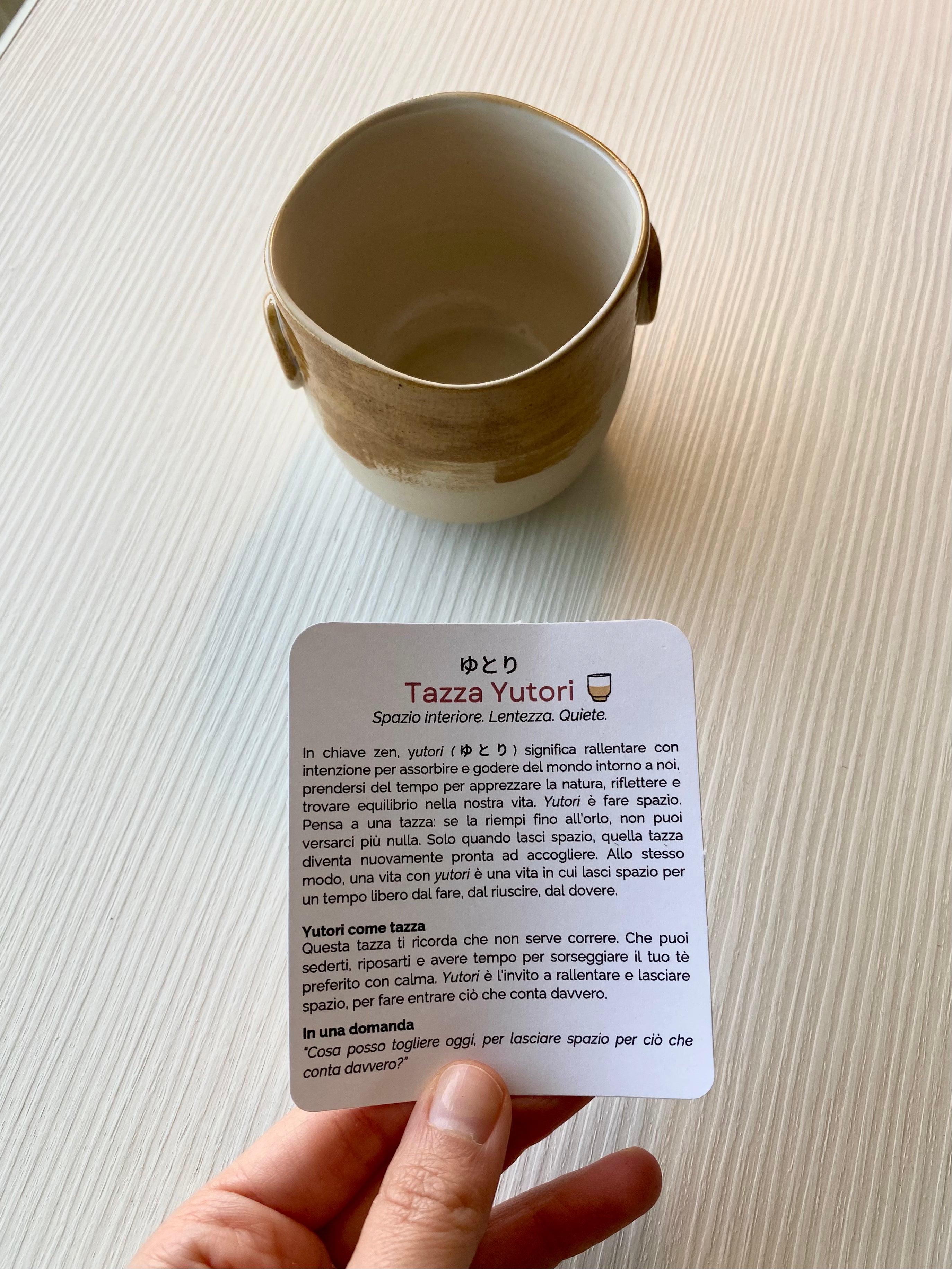 Tazze artigianali WABI ✨🎋