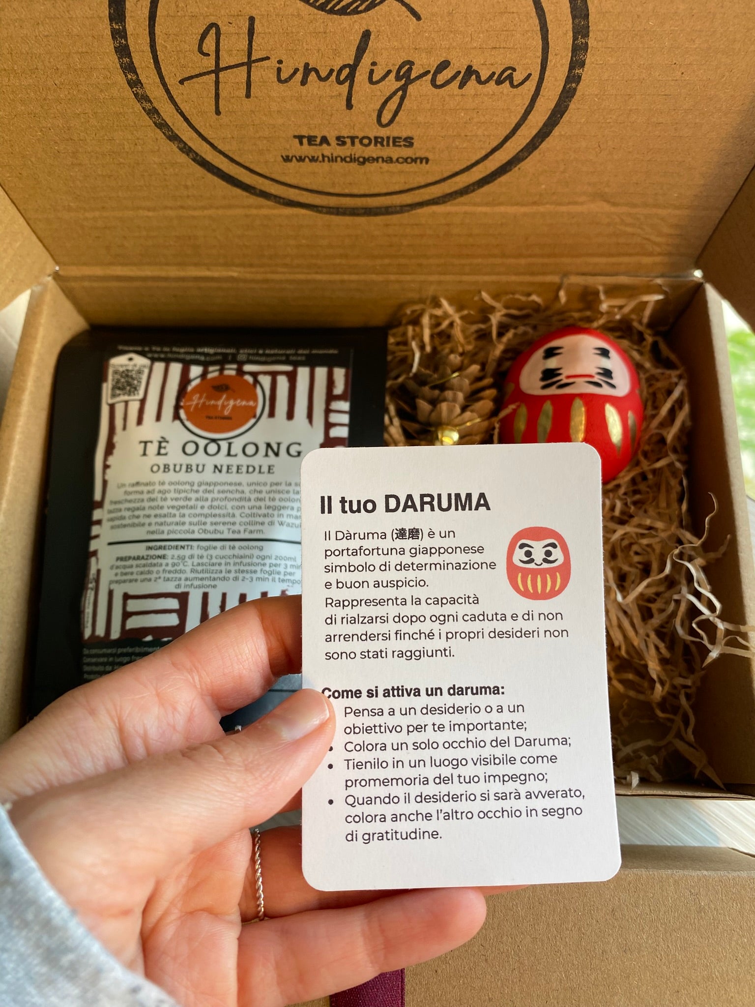 Tea box | Tè giapponese e daruma ✨ 🍵 🎁