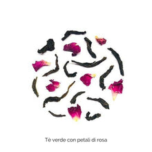 Carica l&#39;immagine nel visualizzatore di Gallery, Tè verde Petali di Rosa | Fruit &amp; flower | Mini tea box degustazione
